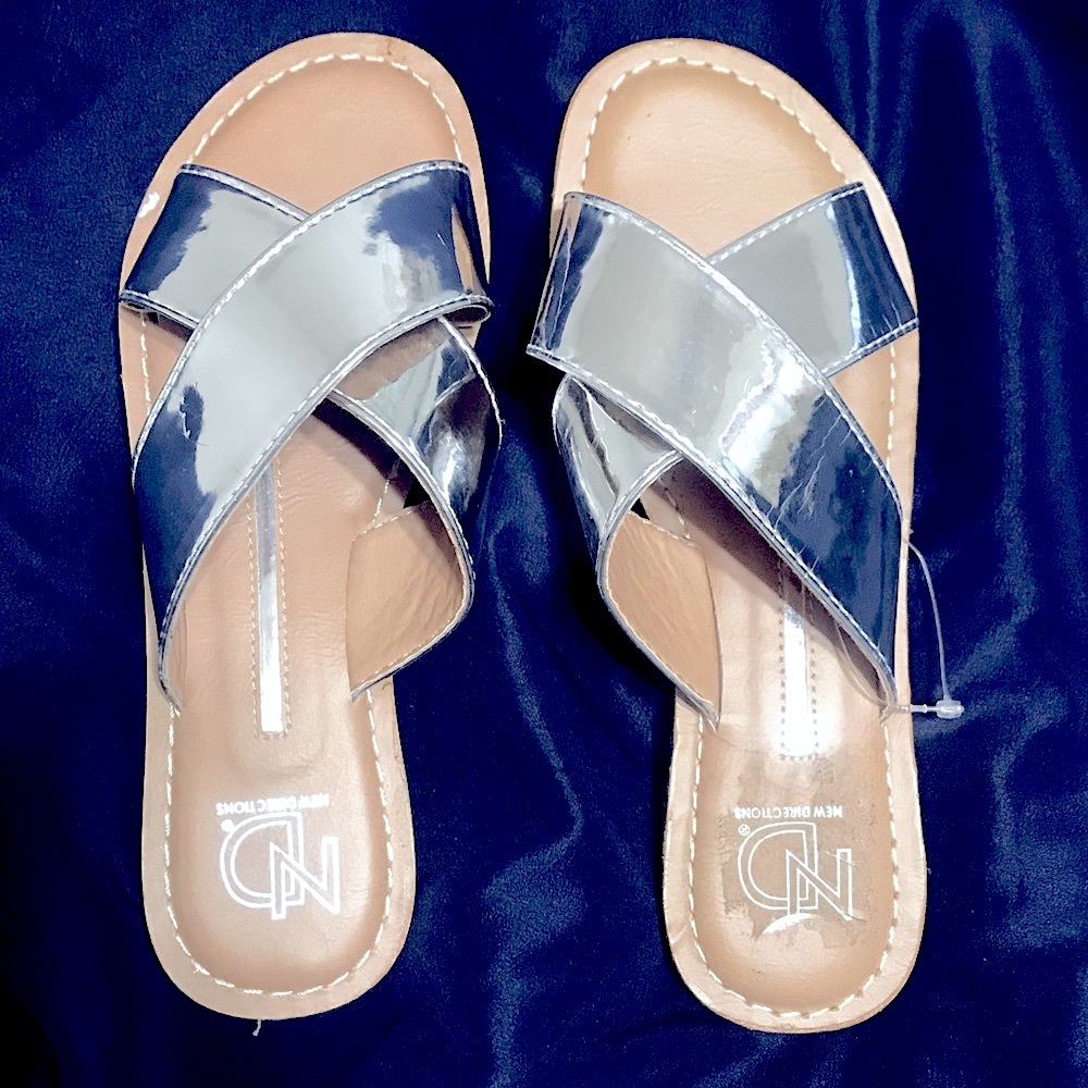 Summer Essential🏖Slip•On Crisscross Flat Sandals